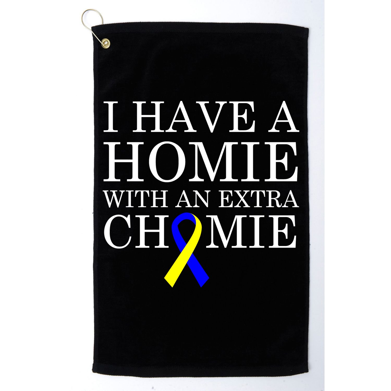 Down Syndrome Homie With An Extra Chomie Golf Towel