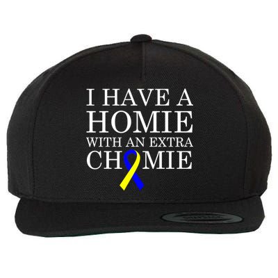 Down Syndrome Homie With An Extra Chomie Wool Snapback Cap