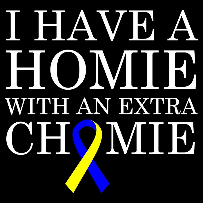 Down Syndrome Homie With An Extra Chomie Zip Tote Bag