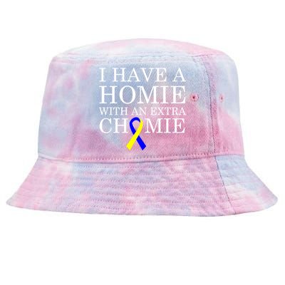 Down Syndrome Homie With An Extra Chomie Tie-Dyed Bucket Hat