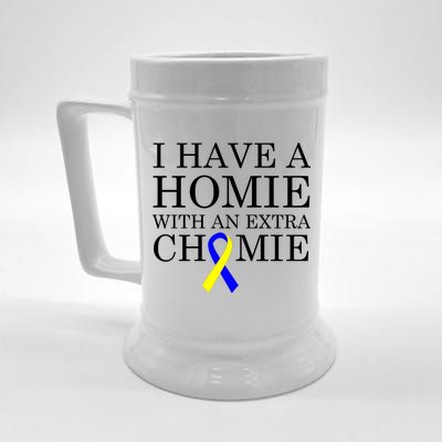 Down Syndrome Homie With An Extra Chomie Beer Stein