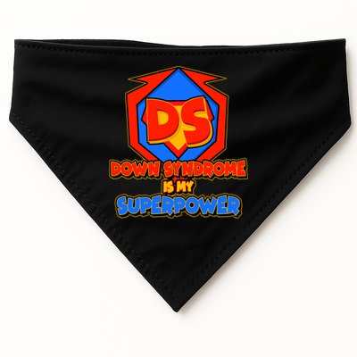 Down Syndrome Is My Superpower Awareness USA-Made Doggie Bandana