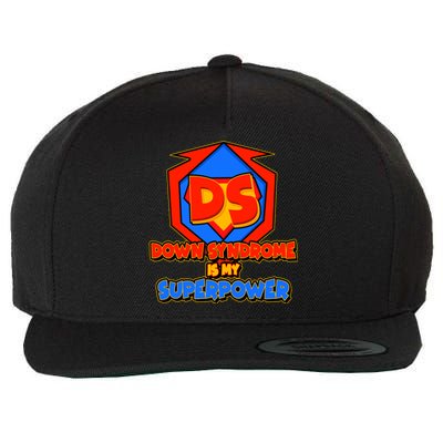 Down Syndrome Is My Superpower Awareness Wool Snapback Cap