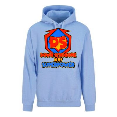 Down Syndrome Is My Superpower Awareness Unisex Surf Hoodie