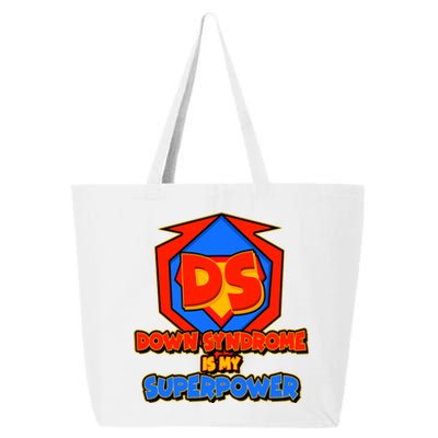 Down Syndrome Is My Superpower Awareness 25L Jumbo Tote