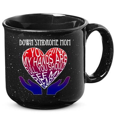 Down Syndrome Mom 15oz Campfire Ceramic Mug