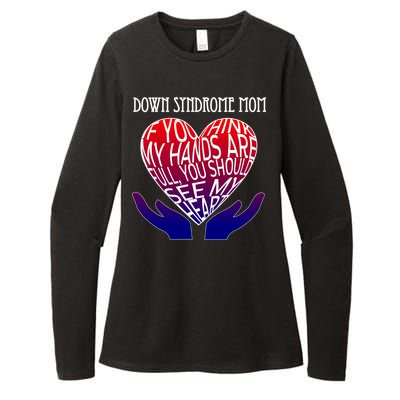 Down Syndrome Mom Womens CVC Long Sleeve Shirt