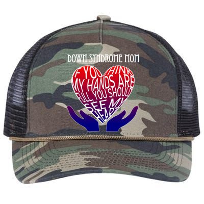 Down Syndrome Mom Retro Rope Trucker Hat Cap