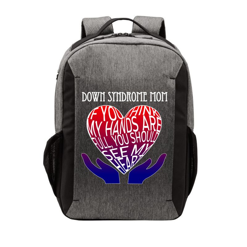 Down Syndrome Mom Vector Backpack