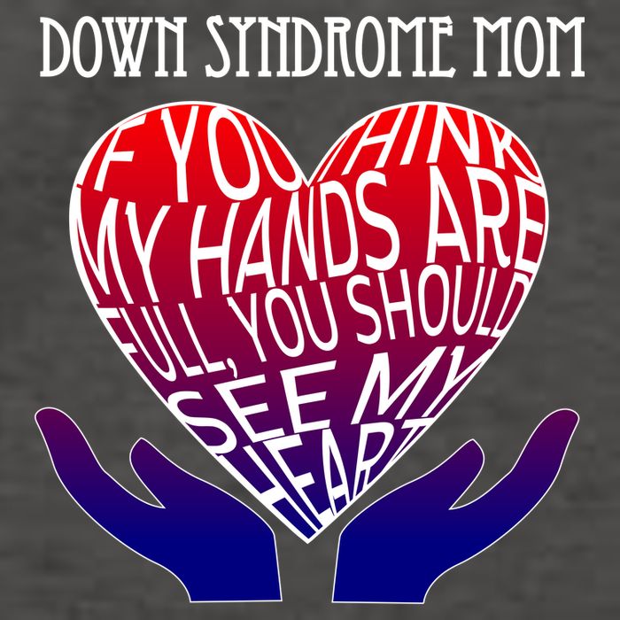 Down Syndrome Mom Vector Backpack
