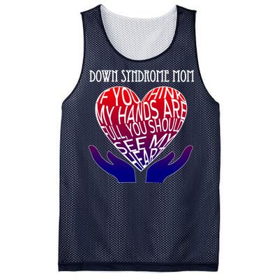 Down Syndrome Mom Mesh Reversible Basketball Jersey Tank