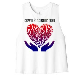 Down Syndrome Mom Women's Racerback Cropped Tank