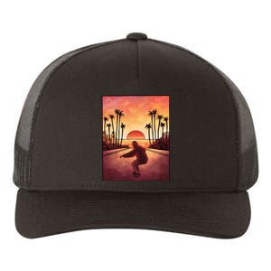 Downhill Sunset Skate Yupoong Adult 5-Panel Trucker Hat