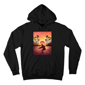 Downhill Sunset Skate Hoodie