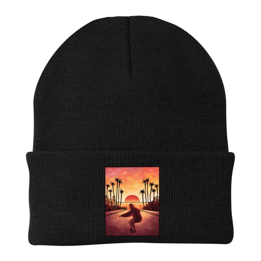 Downhill Sunset Skate Beanie