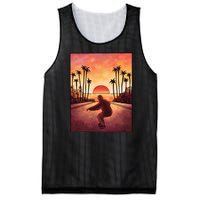 Downhill Sunset Skate Mesh Reversible Basketball Jersey Tank