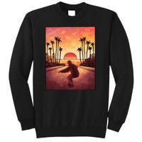 Downhill Sunset Skate Tall Sweatshirt