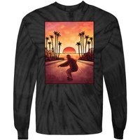 Downhill Sunset Skate Tie-Dye Long Sleeve Shirt