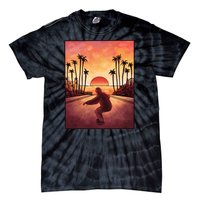 Downhill Sunset Skate Tie-Dye T-Shirt