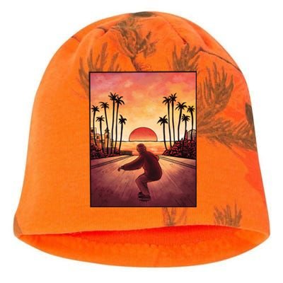 Downhill Sunset Skate Kati - Camo Knit Beanie