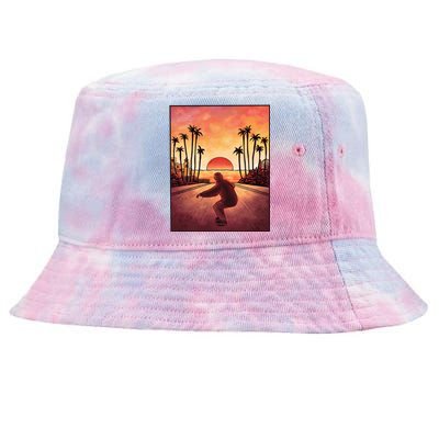 Downhill Sunset Skate Tie-Dyed Bucket Hat