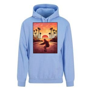 Downhill Sunset Skate Unisex Surf Hoodie