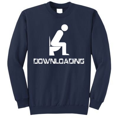 Downloading Poop Toilet Sweatshirt