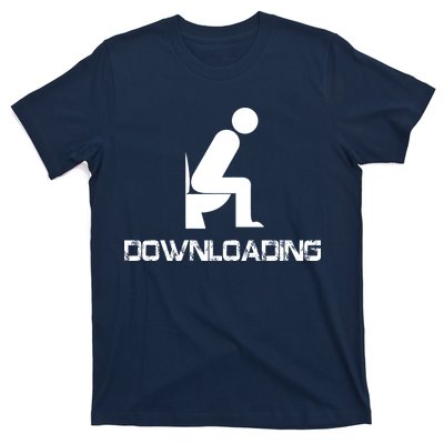 Downloading Poop Toilet T-Shirt