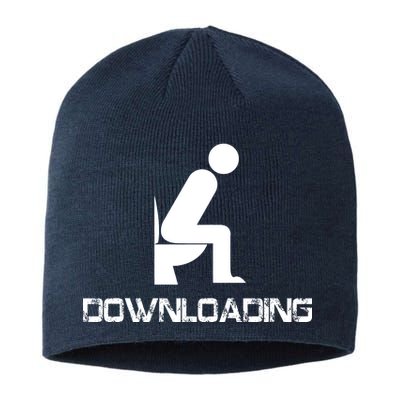 Downloading Poop Toilet Sustainable Beanie