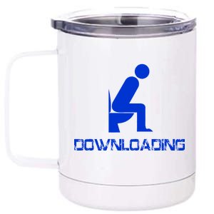 Downloading Poop Toilet 12 oz Stainless Steel Tumbler Cup