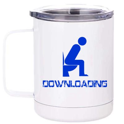 Downloading Poop Toilet 12 oz Stainless Steel Tumbler Cup