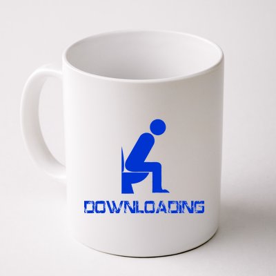 Downloading Poop Toilet Coffee Mug