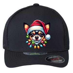 Dog Owner Xmas Favorite Chihuahua Christmas Flexfit Unipanel Trucker Cap