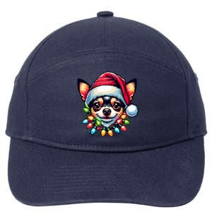 Dog Owner Xmas Favorite Chihuahua Christmas 7-Panel Snapback Hat