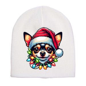 Dog Owner Xmas Favorite Chihuahua Christmas Short Acrylic Beanie