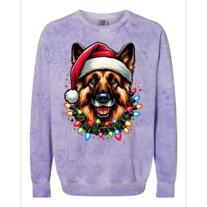 Dog Owner Xmas Favorite German Shepherd Christmas Colorblast Crewneck Sweatshirt