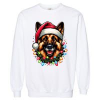 Dog Owner Xmas Favorite German Shepherd Christmas Garment-Dyed Sweatshirt