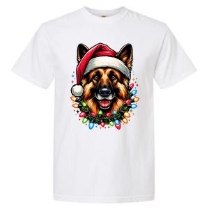 Dog Owner Xmas Favorite German Shepherd Christmas Garment-Dyed Heavyweight T-Shirt