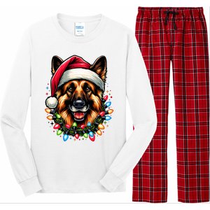 Dog Owner Xmas Favorite German Shepherd Christmas Long Sleeve Pajama Set