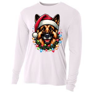 Dog Owner Xmas Favorite German Shepherd Christmas Cooling Performance Long Sleeve Crew