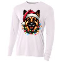 Dog Owner Xmas Favorite German Shepherd Christmas Cooling Performance Long Sleeve Crew