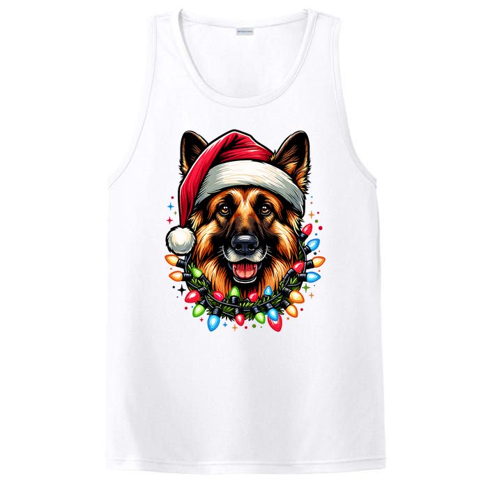 Dog Owner Xmas Favorite German Shepherd Christmas PosiCharge Competitor Tank