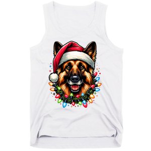 Dog Owner Xmas Favorite German Shepherd Christmas Tank Top