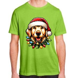 Dog Owner Xmas Favorite Golden Retriever Christmas Adult ChromaSoft Performance T-Shirt