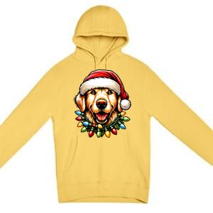 Dog Owner Xmas Favorite Golden Retriever Christmas Premium Pullover Hoodie