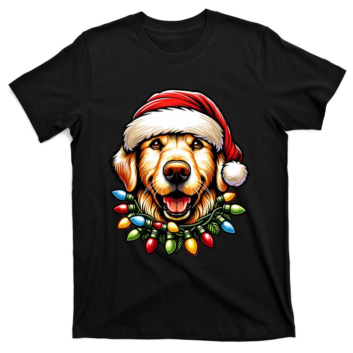 Dog Owner Xmas Favorite Golden Retriever Christmas T-Shirt