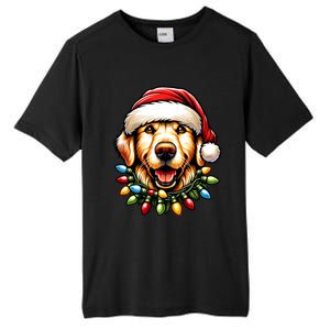 Dog Owner Xmas Favorite Golden Retriever Christmas Tall Fusion ChromaSoft Performance T-Shirt