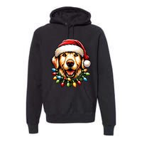 Dog Owner Xmas Favorite Golden Retriever Christmas Premium Hoodie