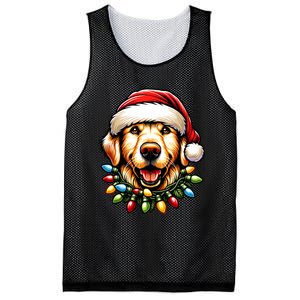 Dog Owner Xmas Favorite Golden Retriever Christmas Mesh Reversible Basketball Jersey Tank