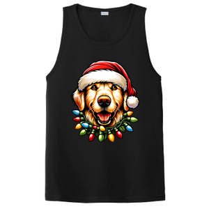 Dog Owner Xmas Favorite Golden Retriever Christmas PosiCharge Competitor Tank